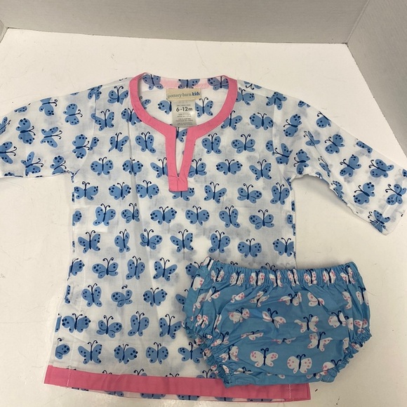 Pottery Barn Kids Long Sleeve Dress with Diaper Cover - Picture 1 of 6